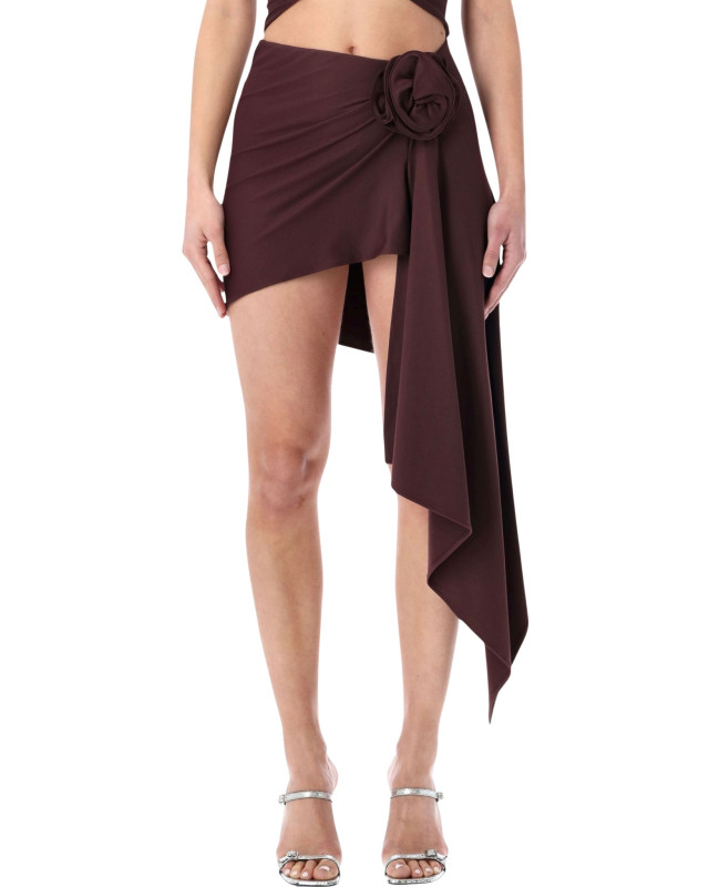 [MAGDA BUTRYM] Mini skirt SS26 606426BODEAUX