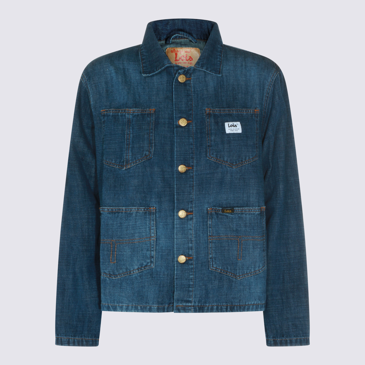 [LOIS JEANS] Denim Jacket SS26 35157917LINEN CROSS STONE