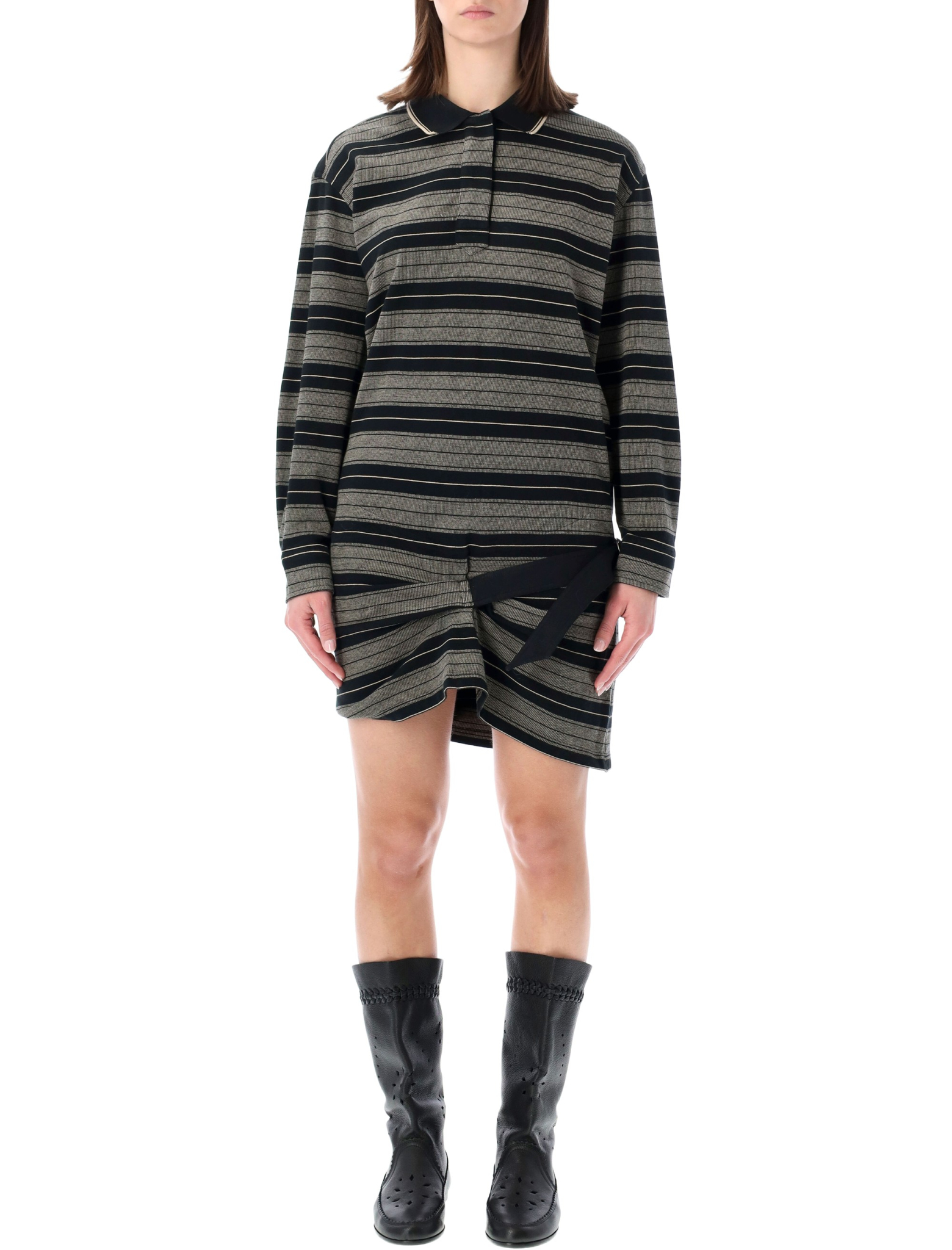 [Marant Etoile] Long sleeve dress SS26 RO1037FAD1K04EBKEC
