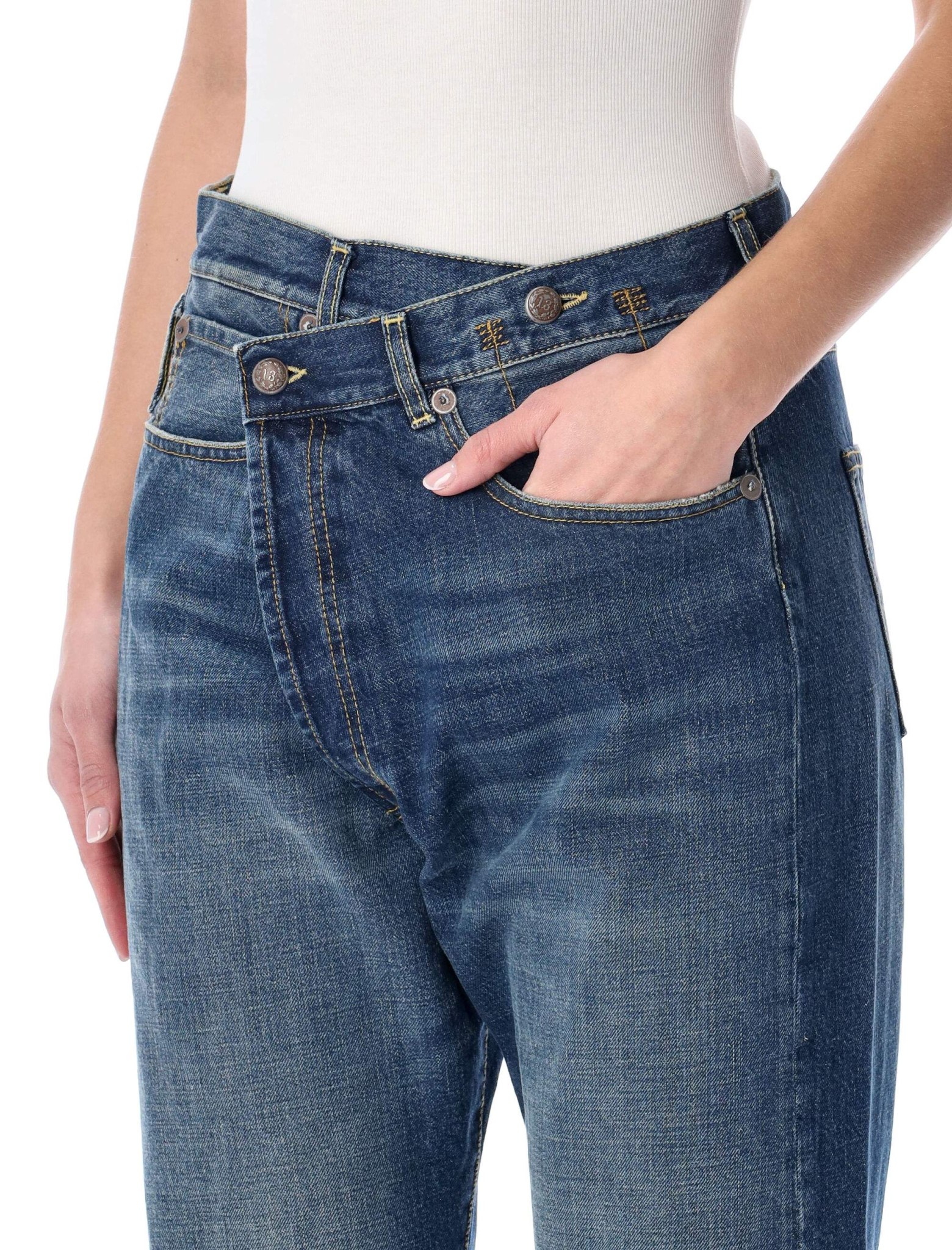 [R13] Jeans SS26 R13W2048D381CD381C