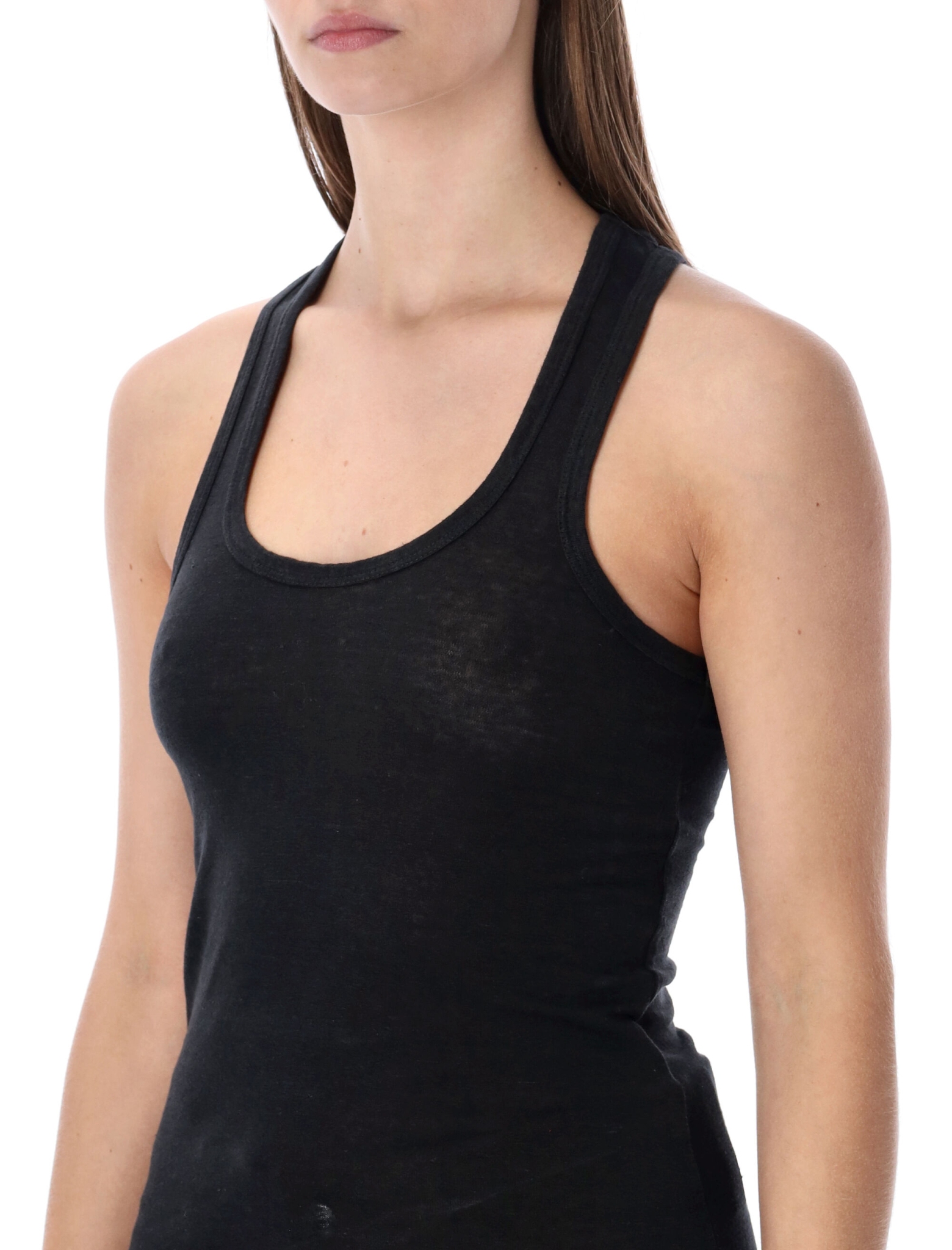 [Marant Etoile] Tank top SS26 TS0261FBB1N17E01BK