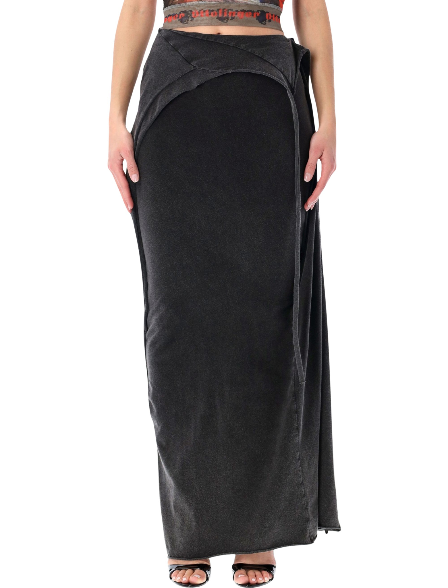 [Ottolinger] Long skirt SS26 11530261501BLK