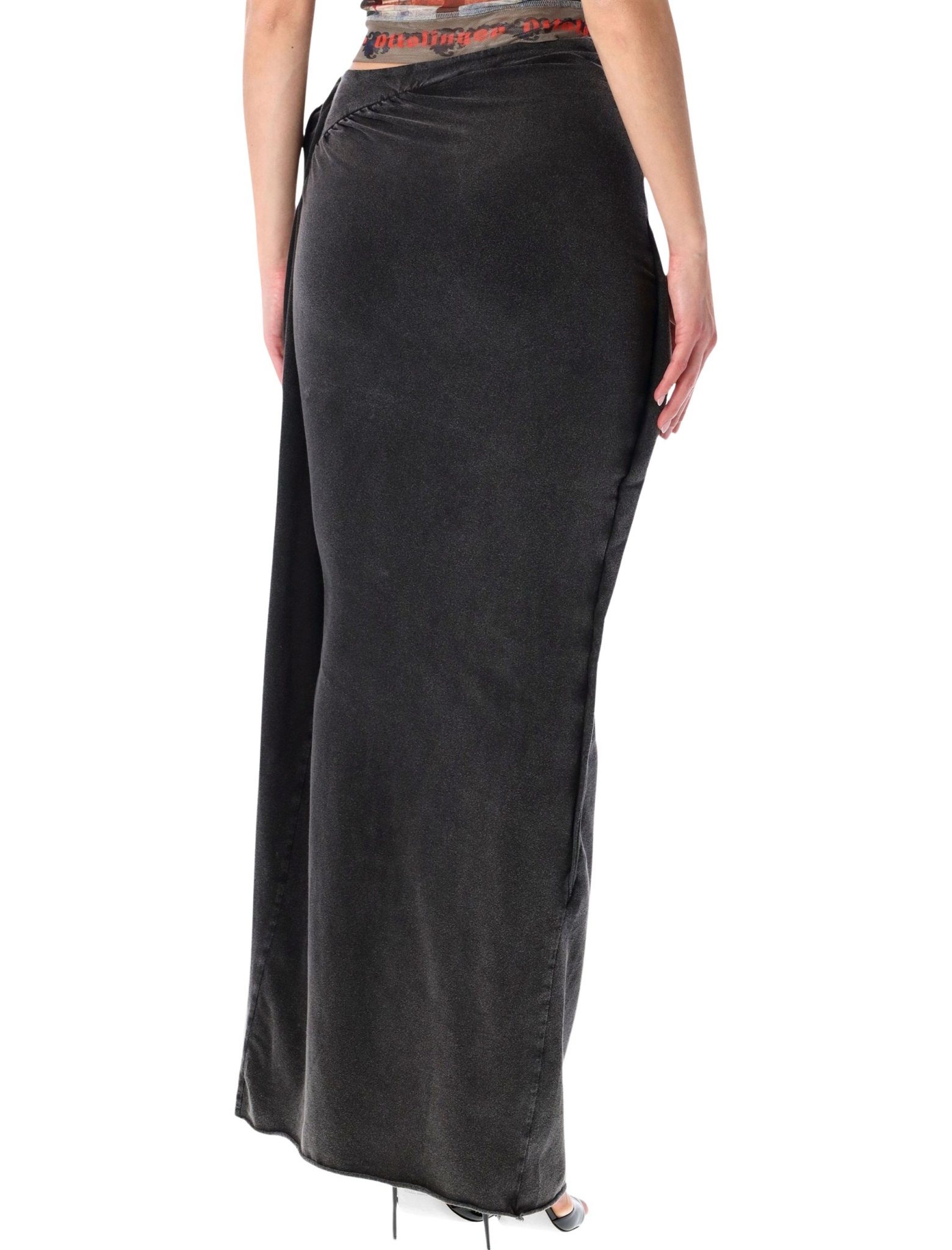[Ottolinger] Long skirt SS26 11530261501BLK