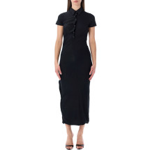 [Ottolinger] Short sleeve dress SS26 10350370301BLKYLW