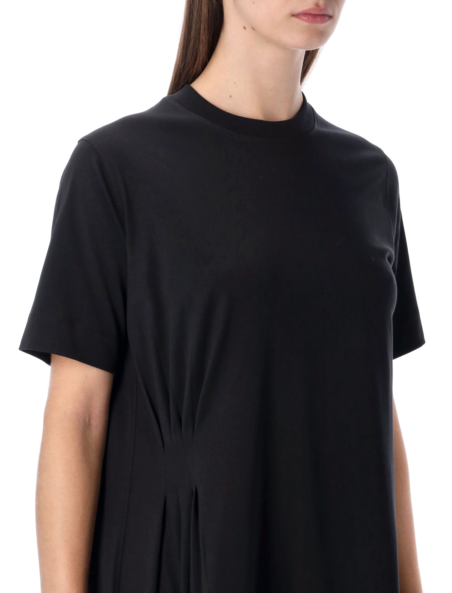 [LOULOU] Short sleeve dress SS26 IGARIBLACK