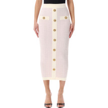 [Balmain] Long skirt SS26 GF1LD024KJ48OIB
