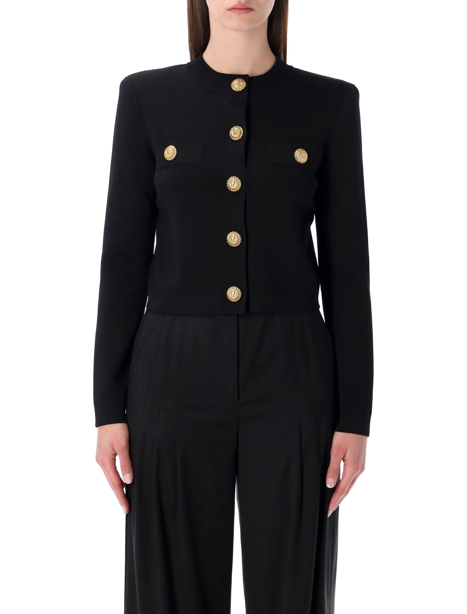 [Balmain] Knitwear SS26 GF1KL000KJ430PA