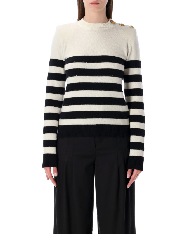 [Balmain] Knitwear SS26 GF1KD005KJ60GAU