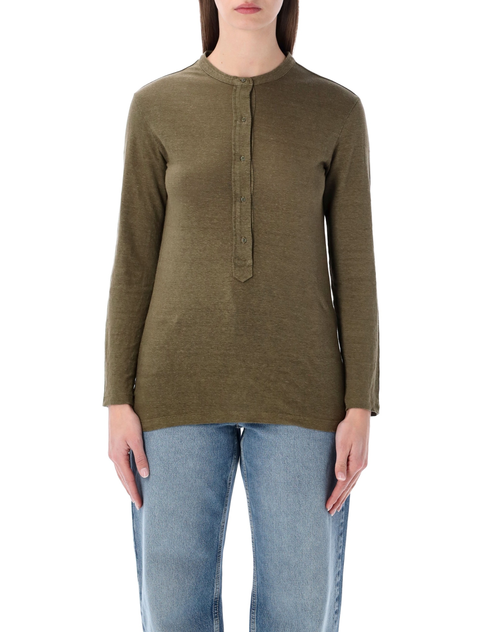 [Marant Etoile] T-shirts Long Sleeve SS26 TS0306FAB1N17E67DK