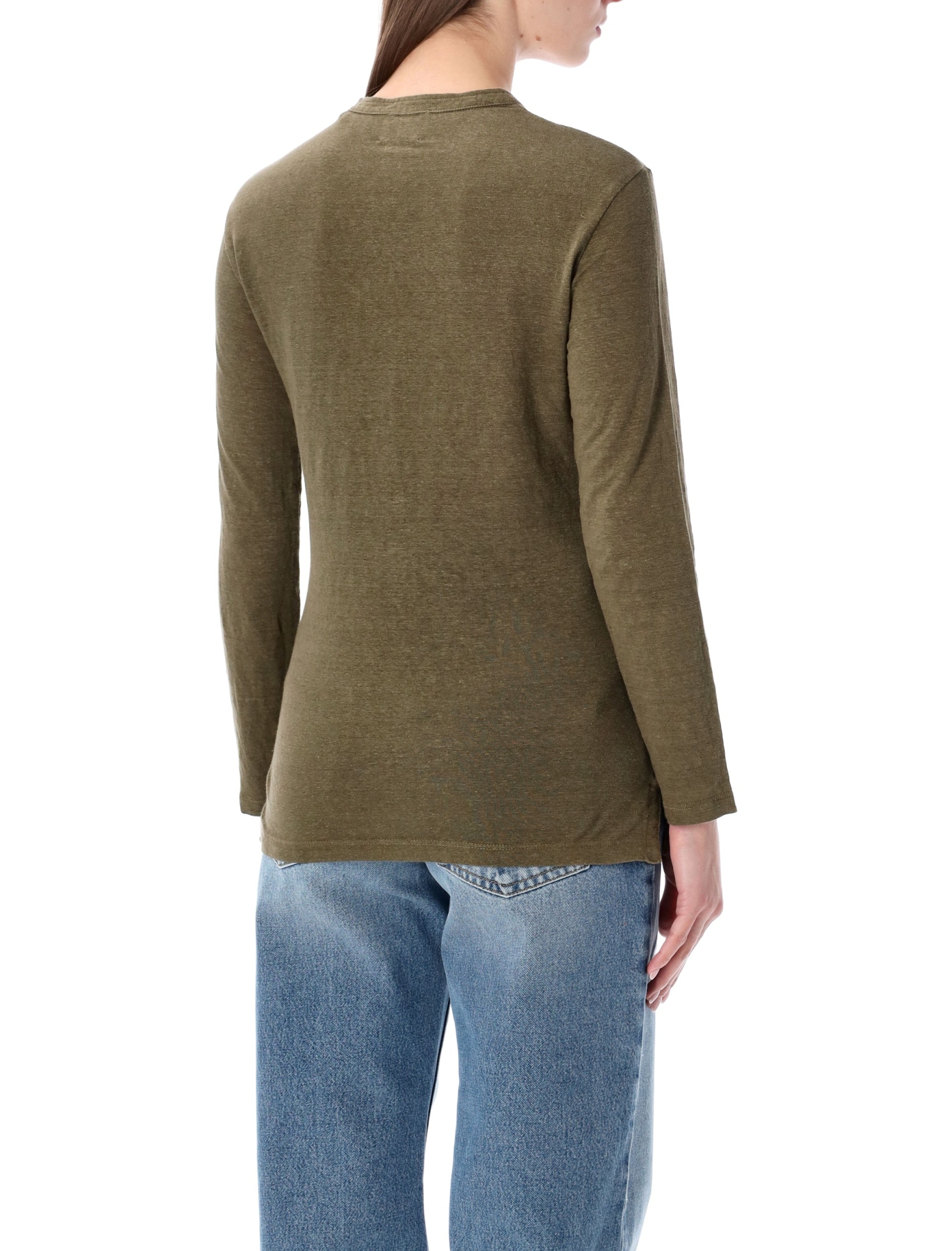 [Marant Etoile] T-shirts Long Sleeve SS26 TS0306FAB1N17E67DK