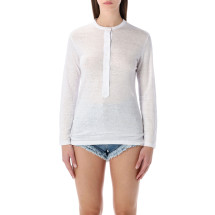 [Marant Etoile] T-shirts Long Sleeve SS26 TS0306FAB1N17E20WH