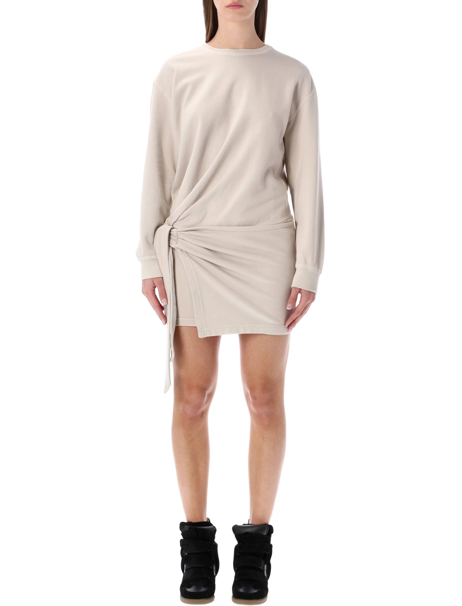 [Marant Etoile] Short sleeve dress SS26 RO1014FAD1M01E90BE