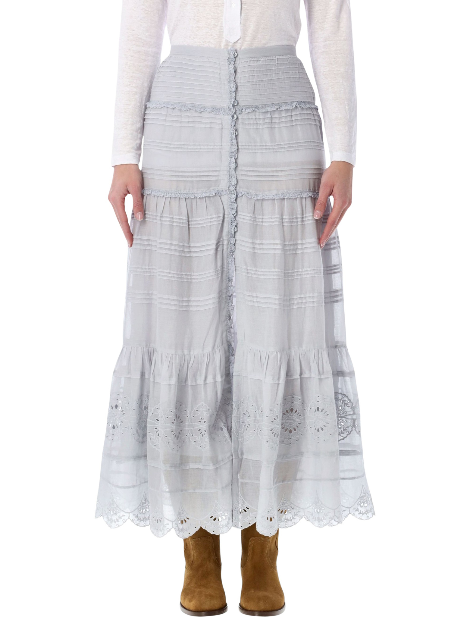 [Marant Etoile] Long skirt SS26 JU0446FAD1J05E30LU