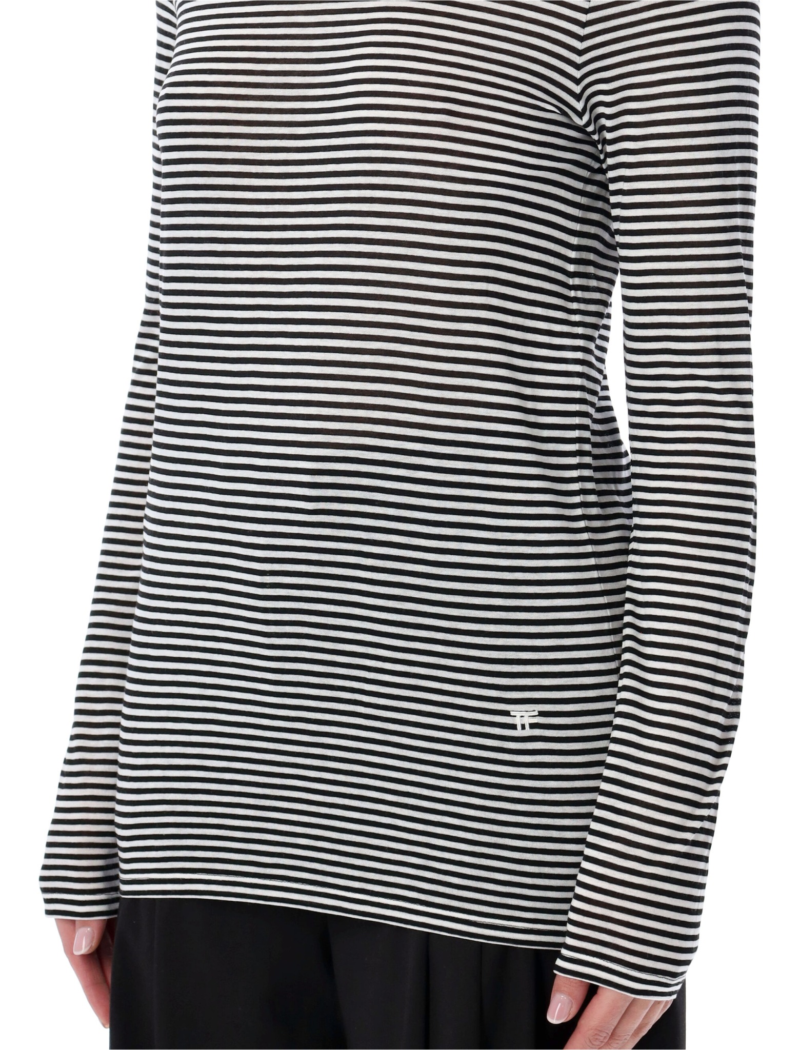 [Tom Ford] T-shirts Long Sleeve SS26 TSJ634JEX187NWA
