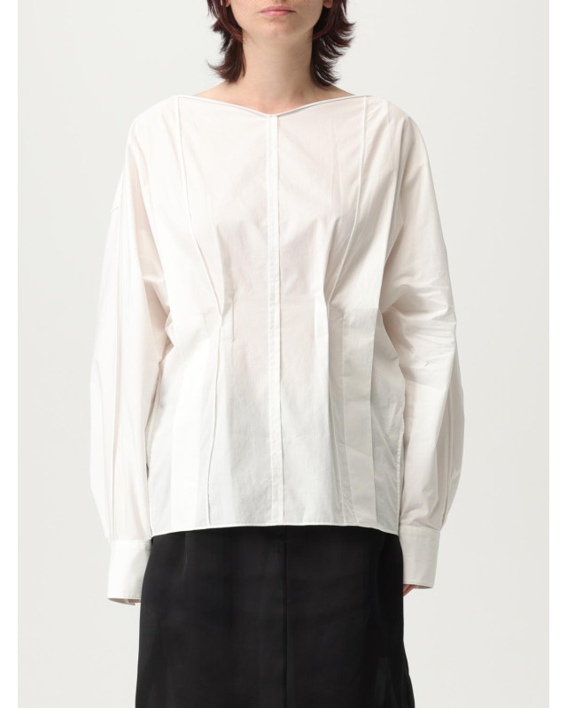 [KHAITE] T-shirts Long Sleeve FW25 2373148 100
