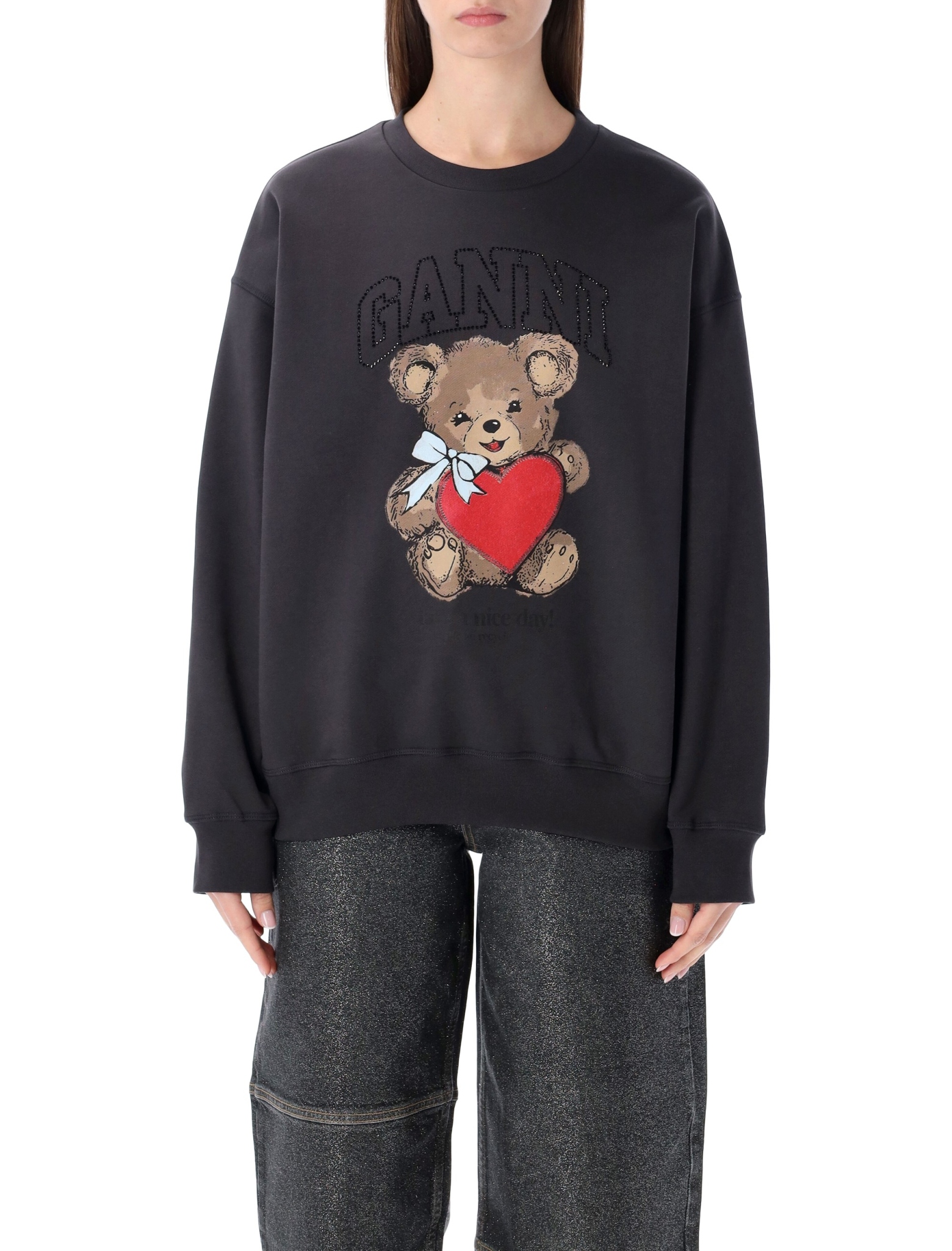 [GANNI] Sweatshirt SS26 A106002711032252