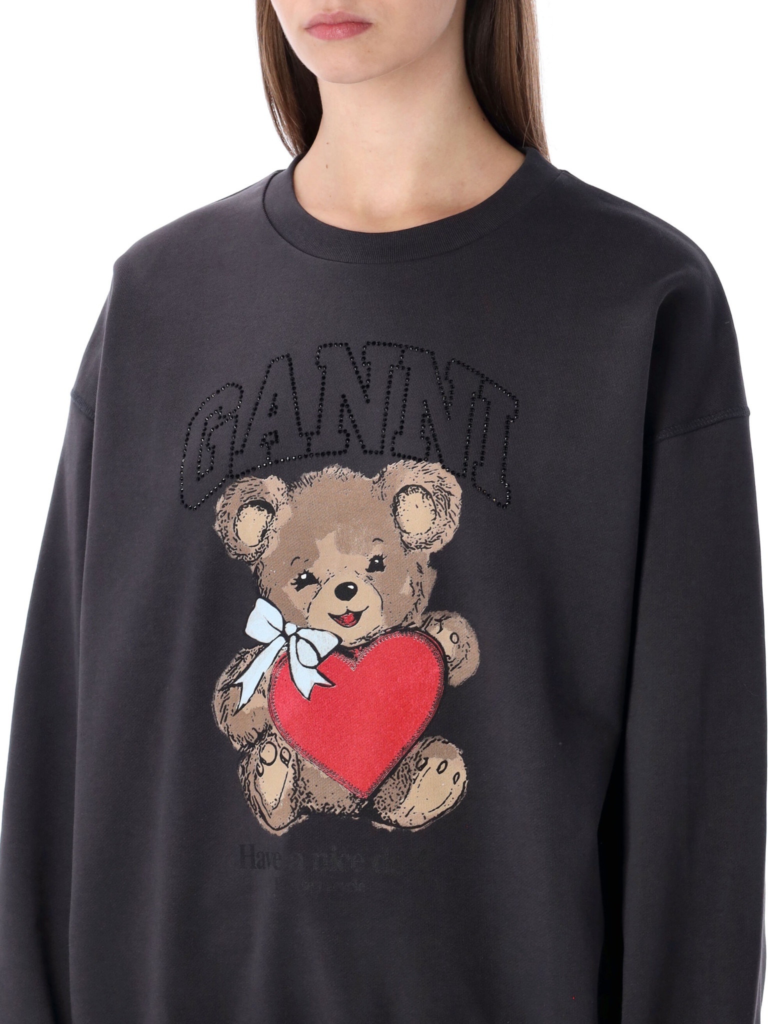 [GANNI] Sweatshirt SS26 A106002711032252