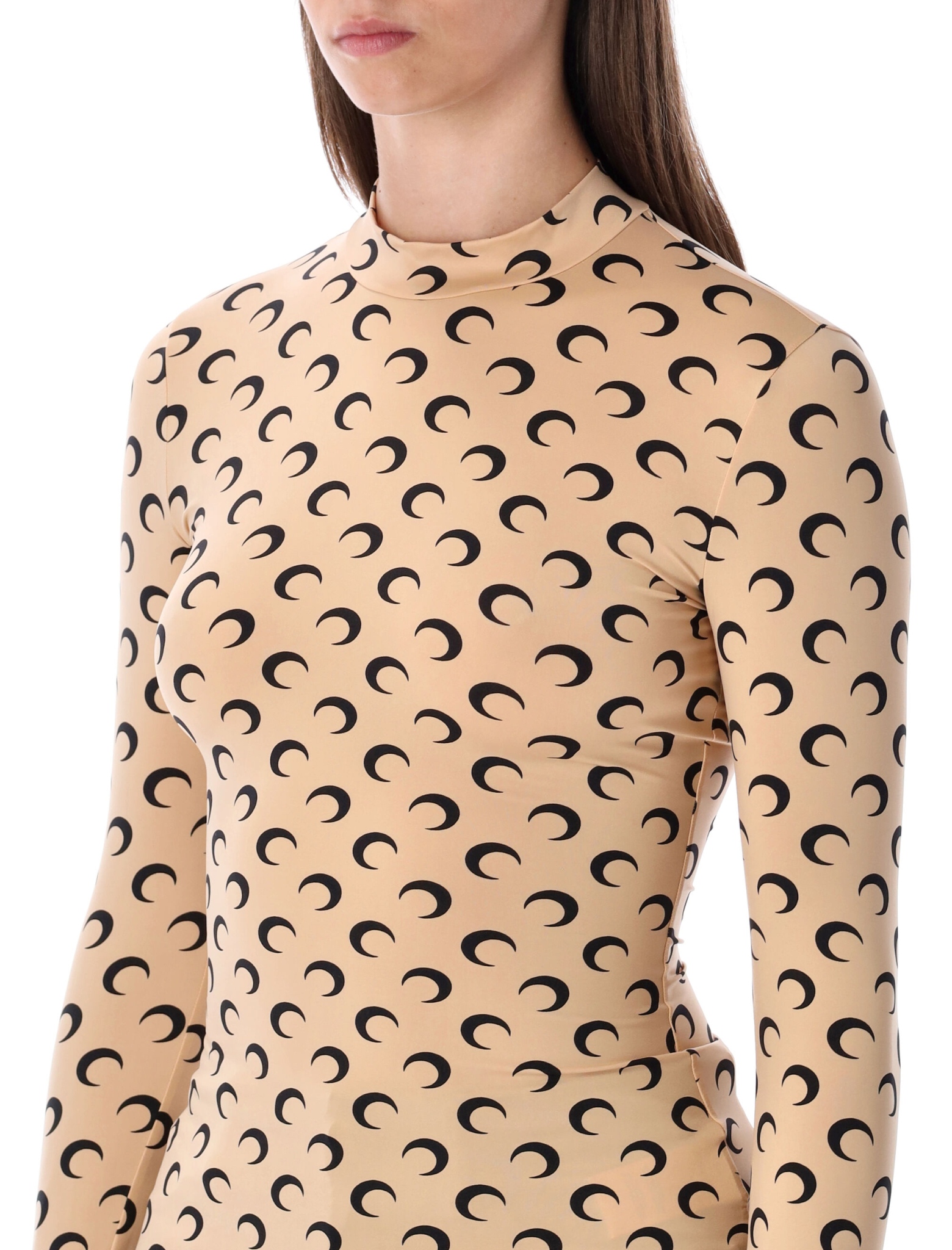 [MARINE SERRE] T-shirts Long Sleeve SS26 WTS005ACJER0001TA10