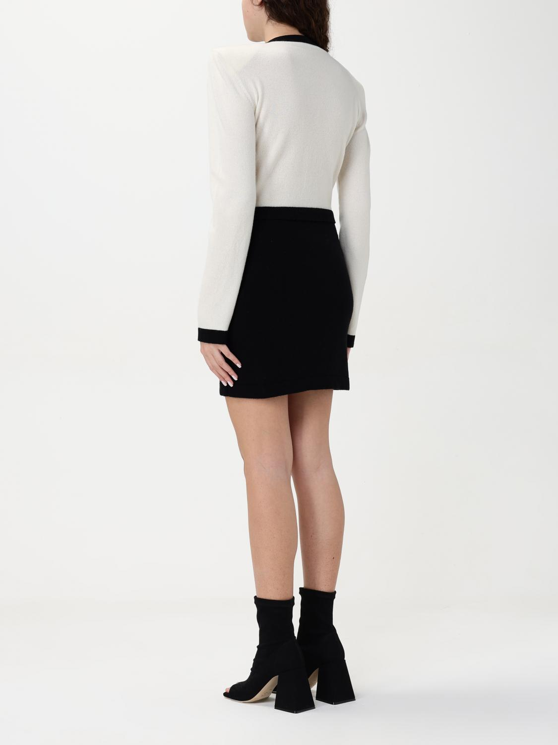 [Balmain] Long sleeve dress FW25 EF1R9259KH91 GAU