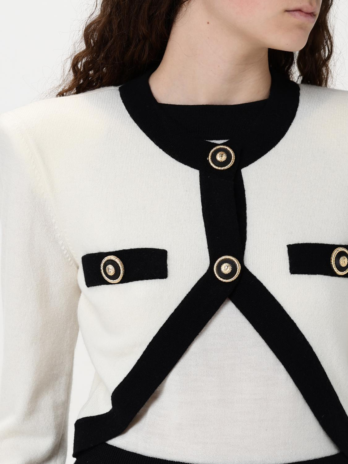 [Balmain] Long sleeve dress FW25 EF1R9259KH91 GAU