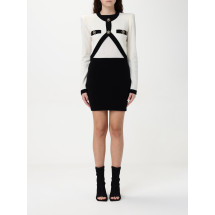 [Balmain] Long sleeve dress FW25 EF1R9259KH91 GAU