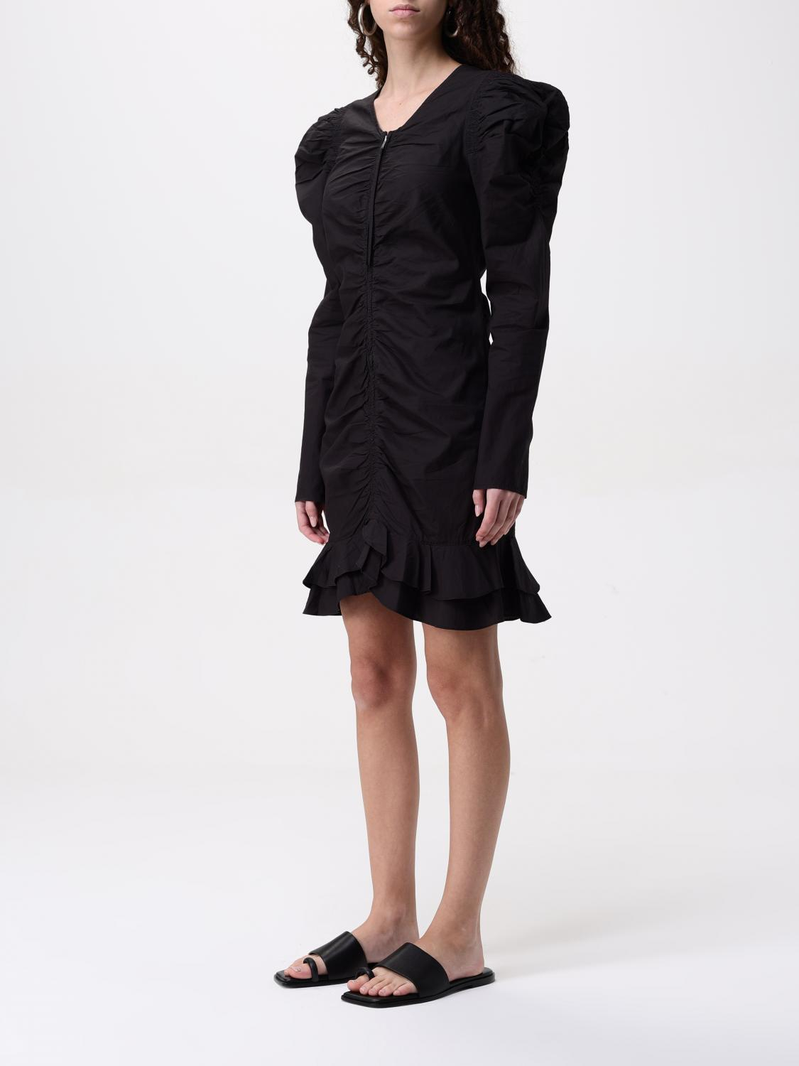 [Isabel Marant Etoile] Long sleeve dress FW25 RO0685FAC1J06E 01BK