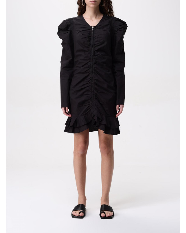 [Isabel Marant Etoile] Long sleeve dress FW25 RO0685FAC1J06E 01BK