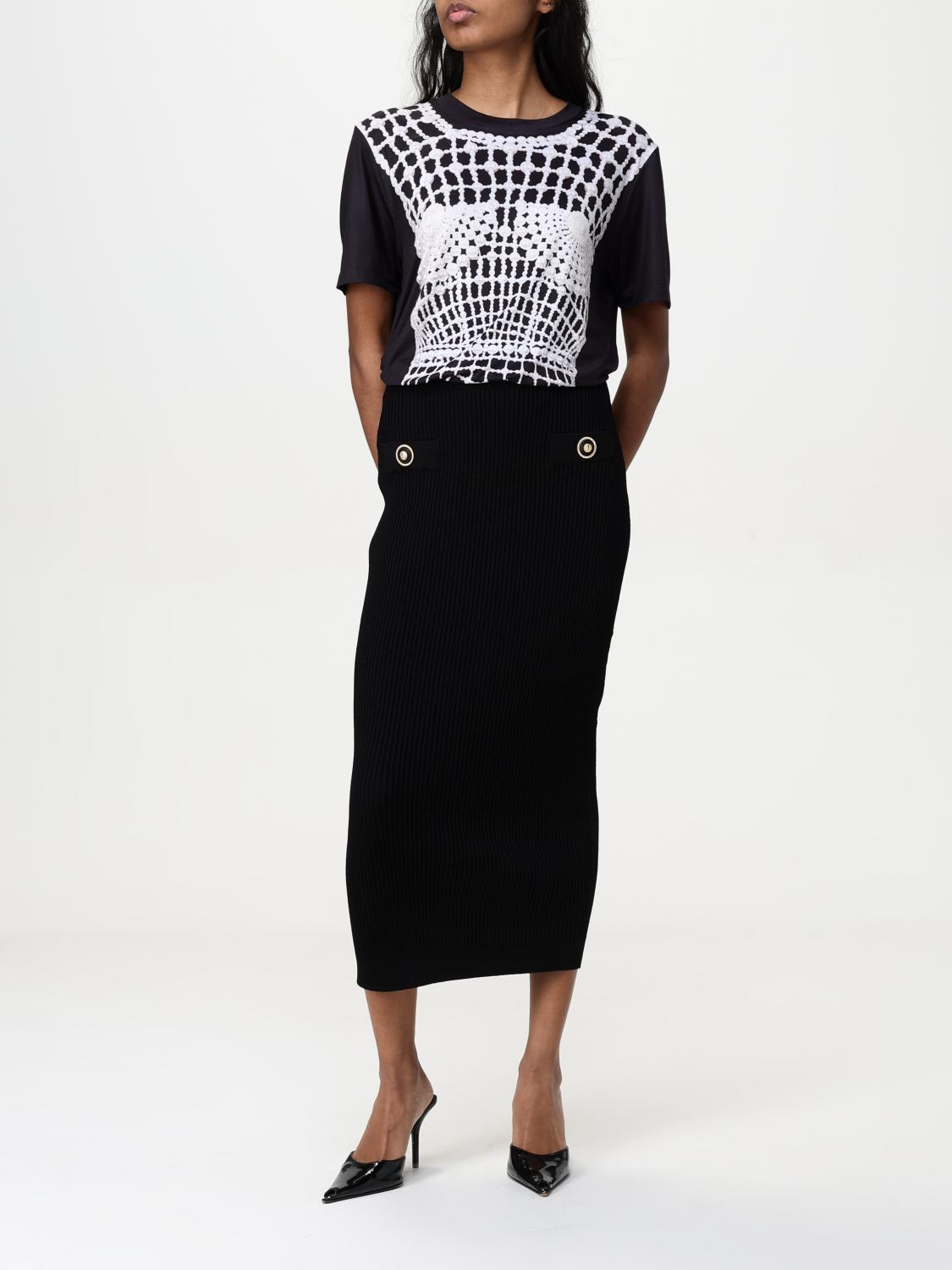 [Balmain] T-shirts Short Sleeve FW25 EF1EF000GE48 EAB