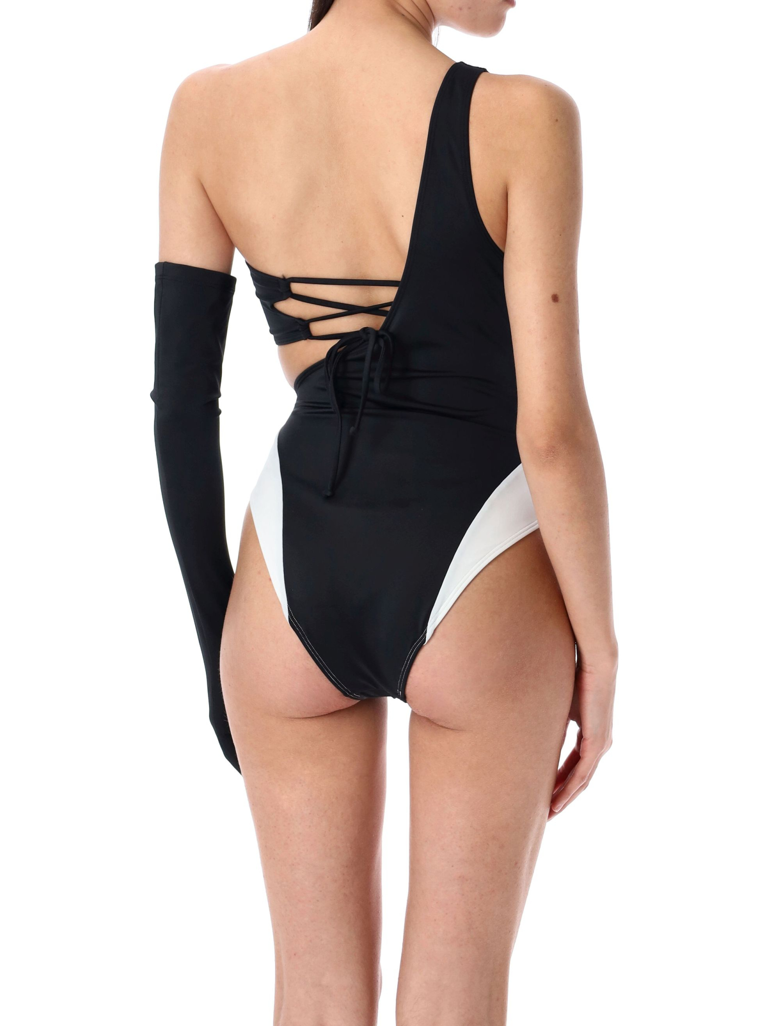 [LET'S SWIM] Monokini SS26 LSW006SSBLACK WHIT