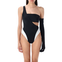 [LET'S SWIM] Monokini SS26 LSW006SSBLACK WHIT