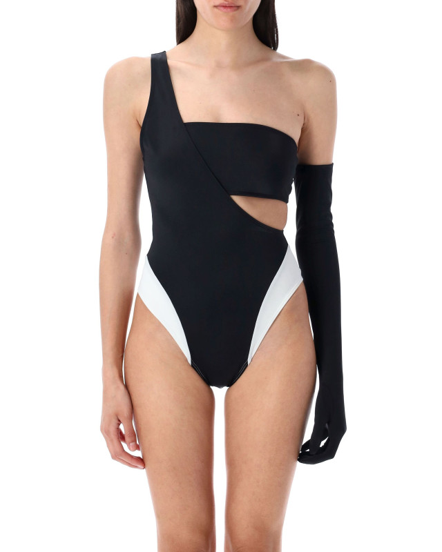 [LET'S SWIM] Monokini SS26 LSW006SSBLACK WHIT