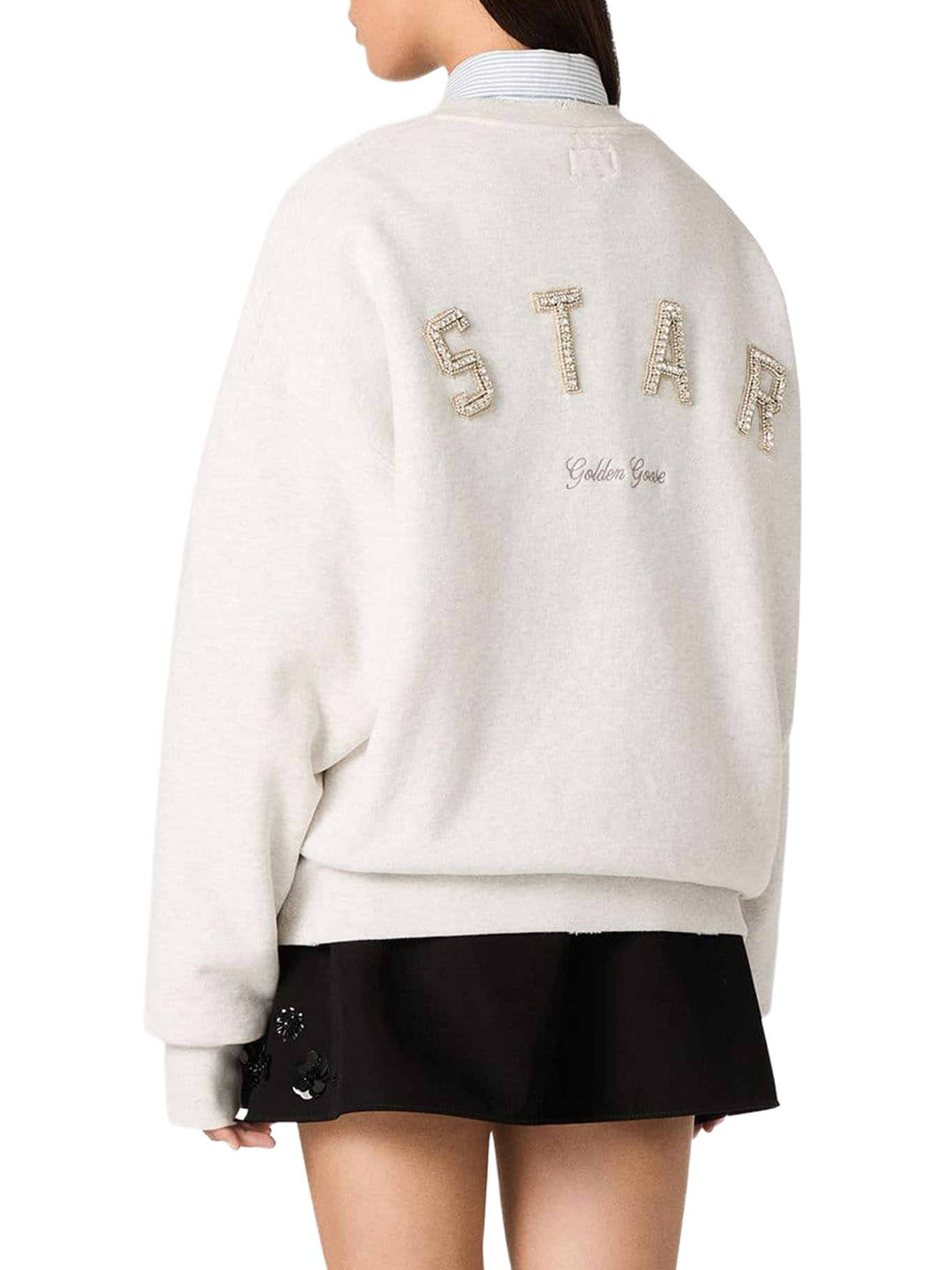 [GOLDEN GOOSE DELUXE BRAND] Sweatshirt FW26 GUP02716P00241360665 VINTAGE GRAY MELANGE