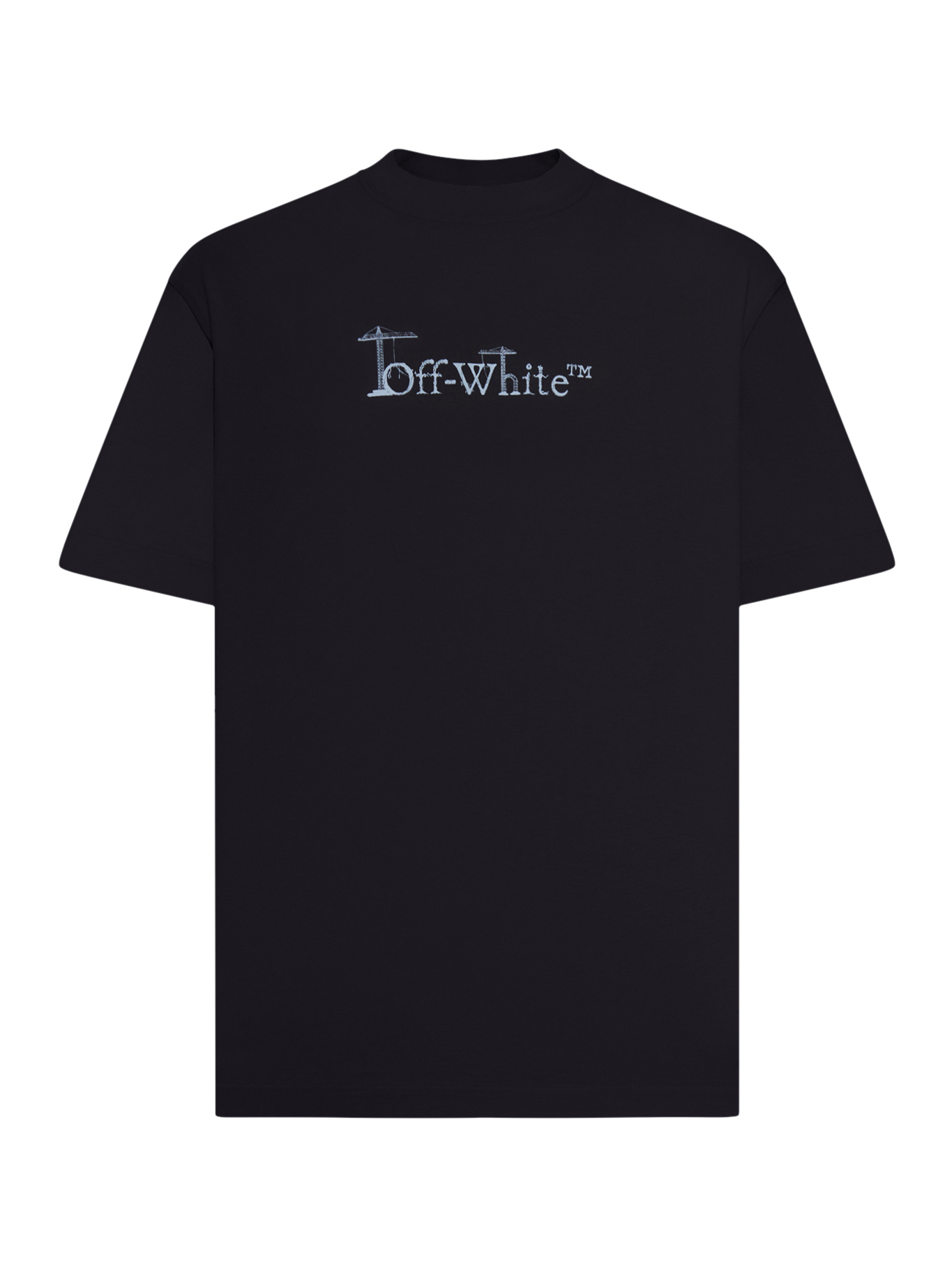 [Off-White] T-shirts Short Sleeve FW26 44MAA16MF26J00D001 BLACK