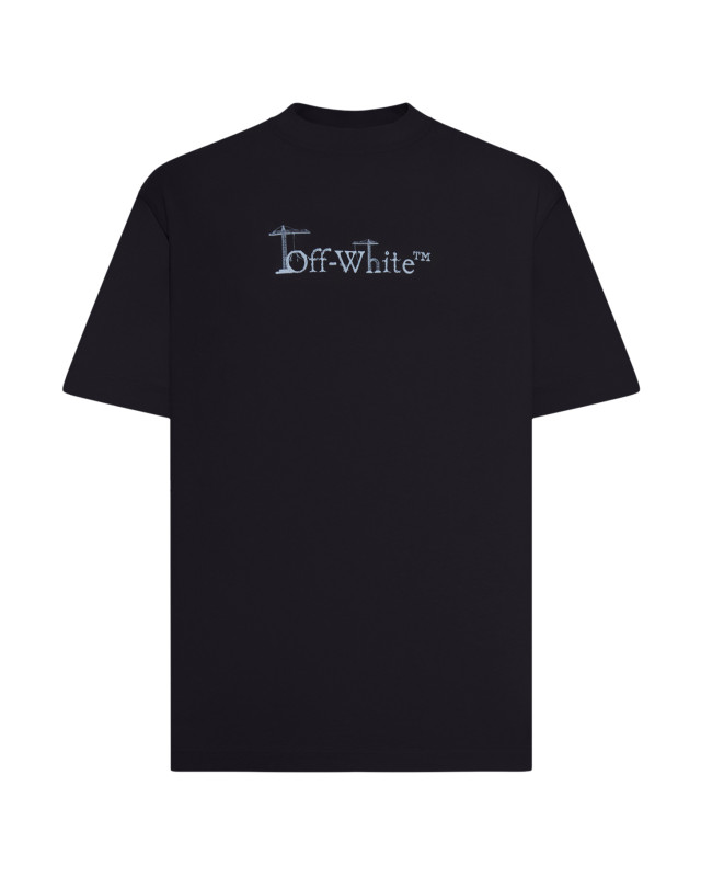 [Off-White] T-shirts Short Sleeve FW26 44MAA16MF26J00D001 BLACK
