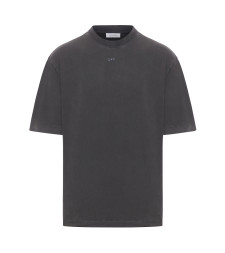 [Off-White] T-shirts Short Sleeve FW26 44MAA120F26J00T001 VINTAGE BLACK