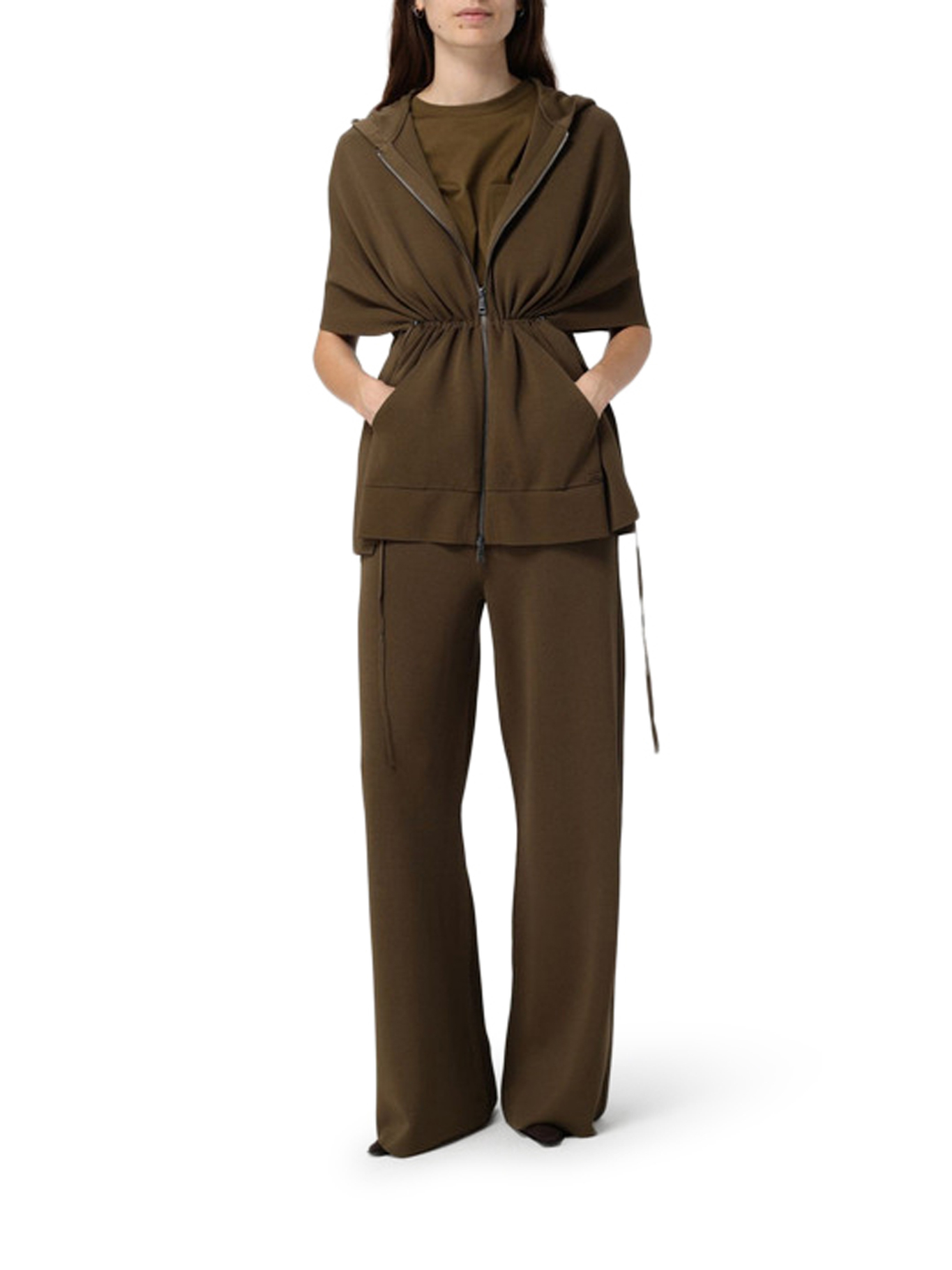 [Max Mara] Cardigan FW26 2621346011600005 DARK KHAKI