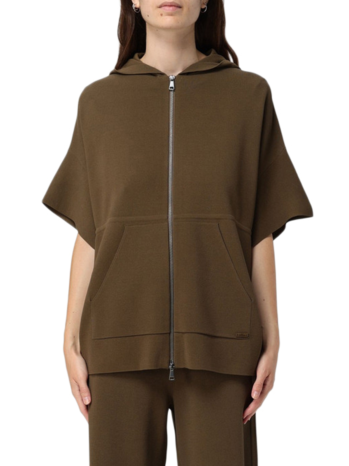 [Max Mara] Cardigan FW26 2621346011600005 DARK KHAKI