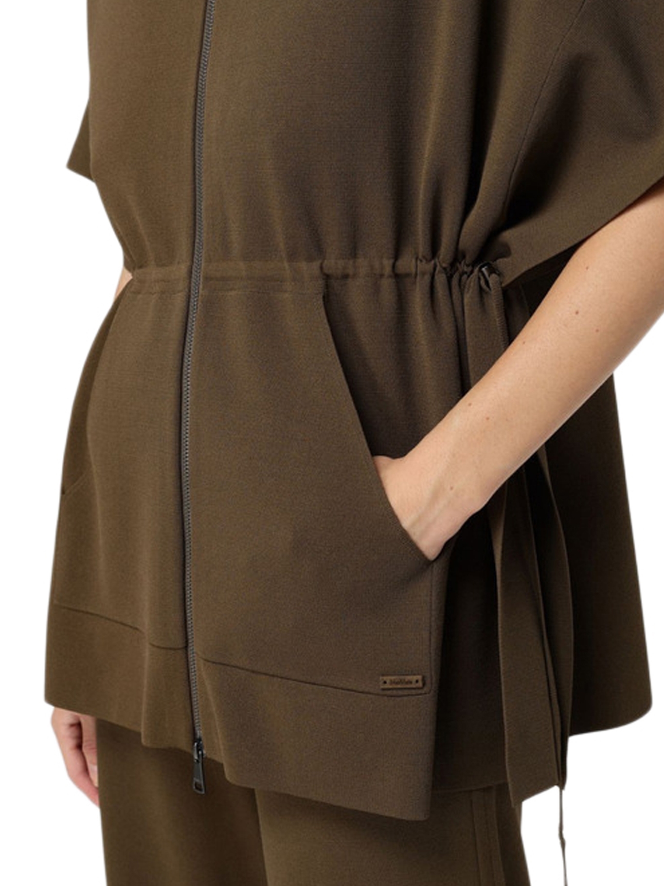 [Max Mara] Cardigan FW26 2621346011600005 DARK KHAKI