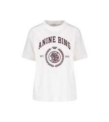 [Anine Bing] T-shirts Short Sleeve FW26 A 08 12695 WKHA3CREAM