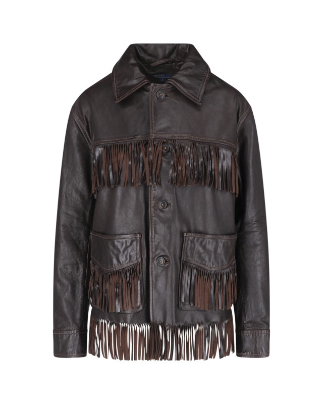 [Polo Ralph Lauren] Leather Jacket FW26 211 B16687001