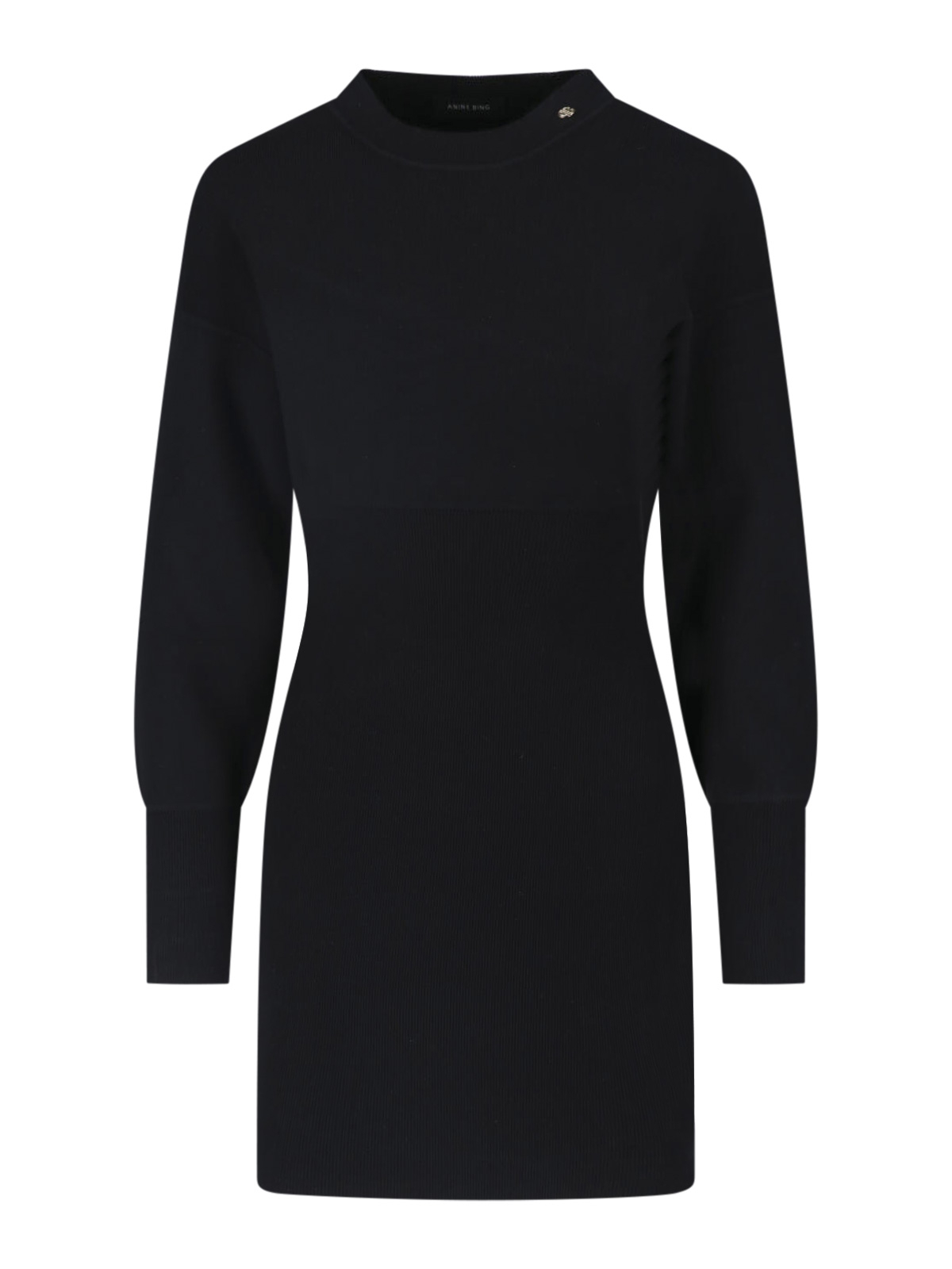 [Anine Bing] Long sleeve dress FW26 A 02 12718 BLK26BLACK