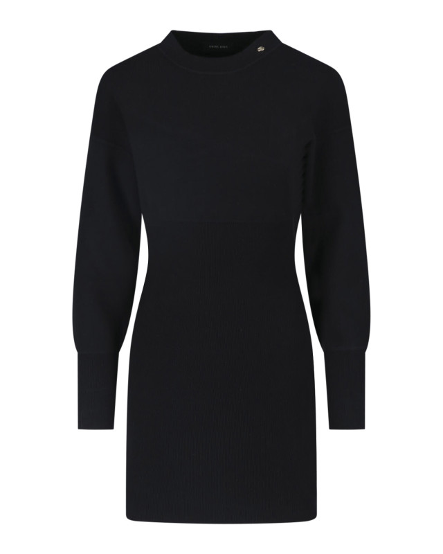 [Anine Bing] Long sleeve dress FW26 A 02 12718 BLK26BLACK