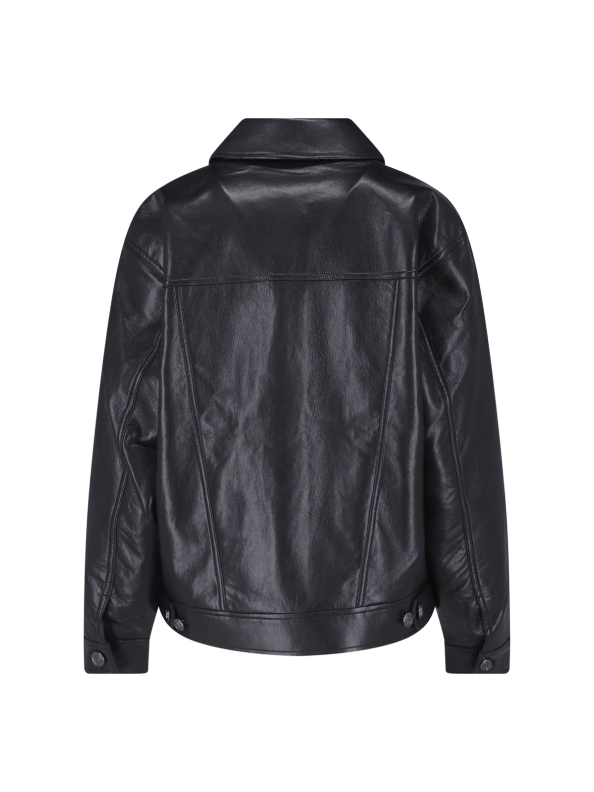[Anine Bing] Leather Jacket FW26 A 01 12573 BLK81BLACK RECYCLED LEATHER