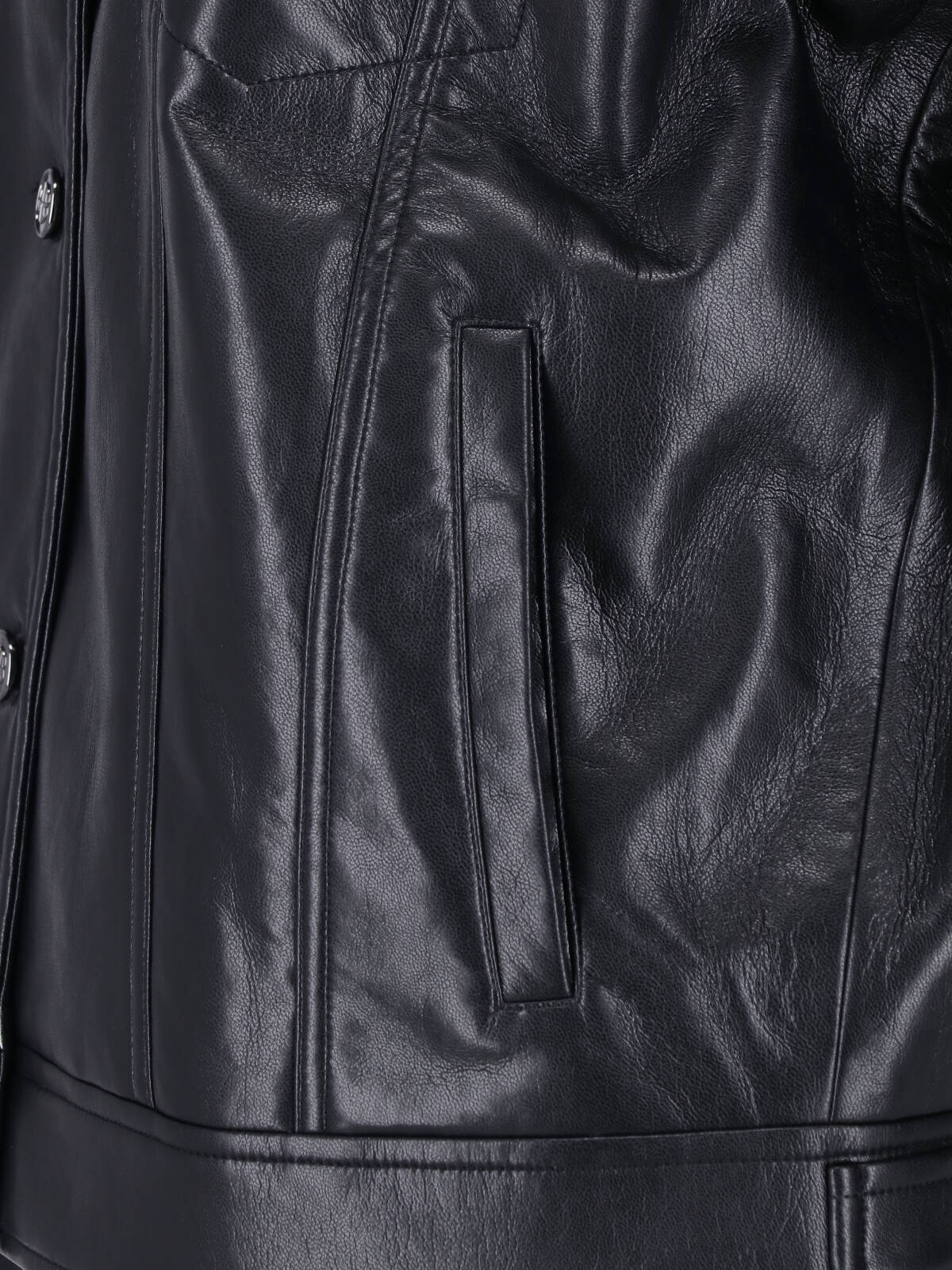 [Anine Bing] Leather Jacket FW26 A 01 12573 BLK81BLACK RECYCLED LEATHER