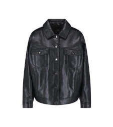 [Anine Bing] Leather Jacket FW26 A 01 12573 BLK81BLACK RECYCLED LEATHER