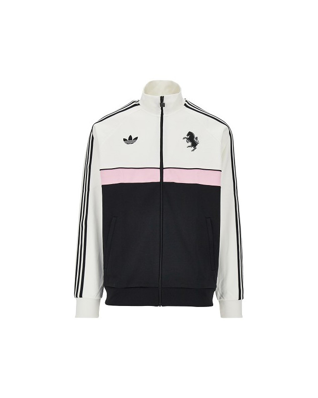 [ADIDAS ORIGINALS] Zip Up FW26 KF9805.WHITE BLACK-WHITE BLACK