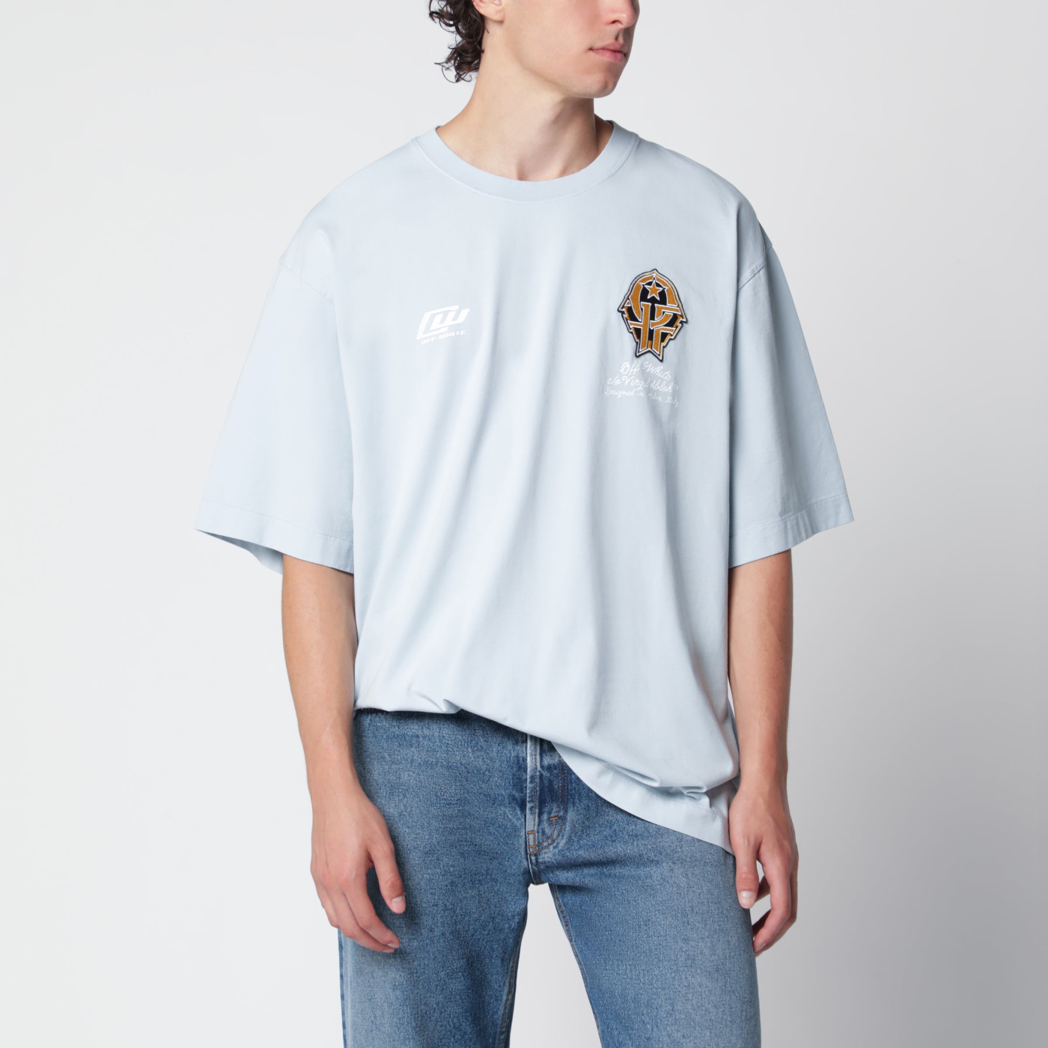 [Off-White] T-shirts Short Sleeve SS26 OMAA120S26JER00W