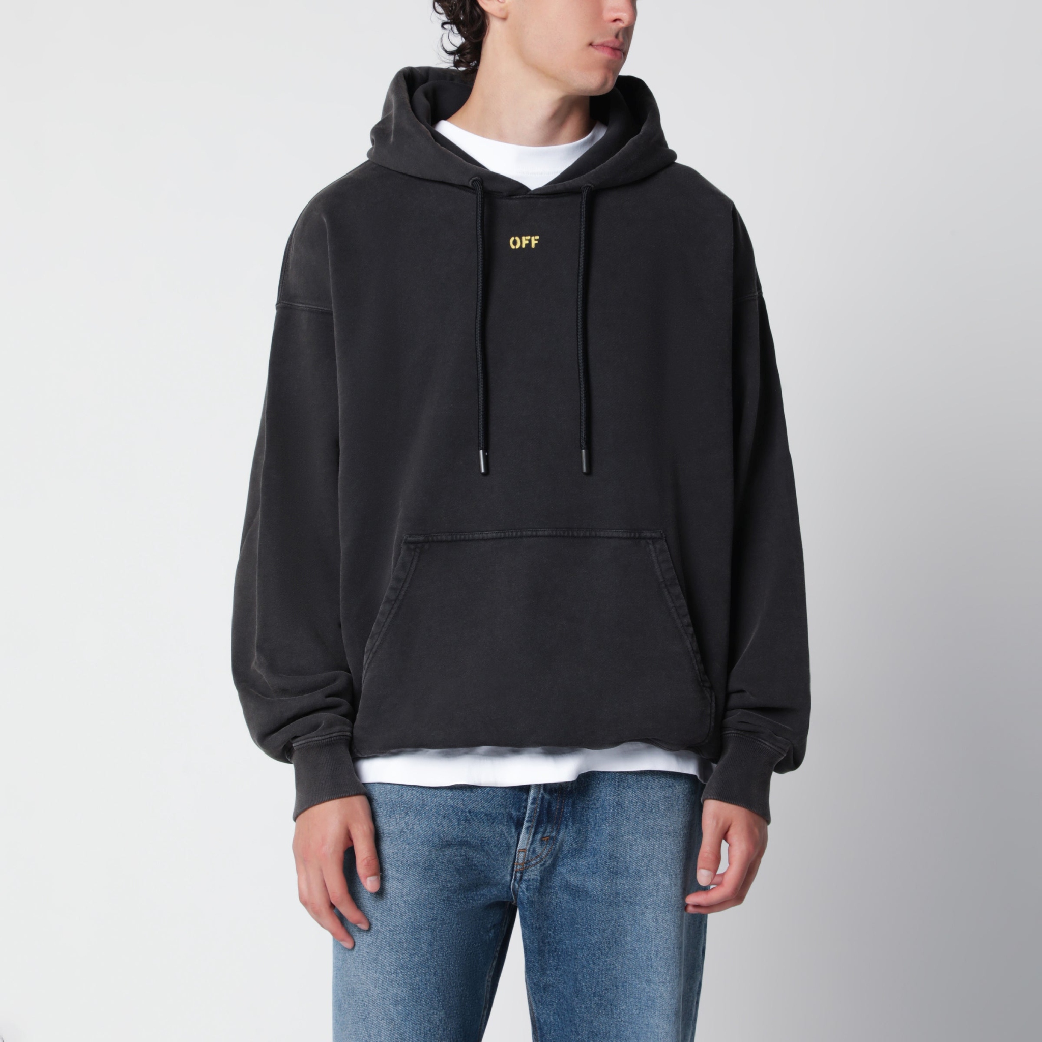[Off-White] Hoodie SS26 OMBB085S26FLE00B