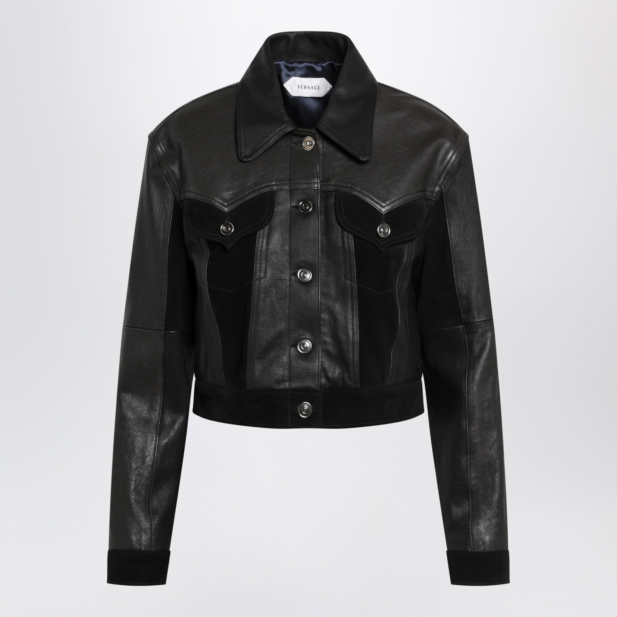 [Versace] Leather Jacket SS26 10246171A17766