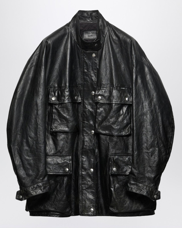 [Prada] Leather Jacket SS26 56A242OOO180O